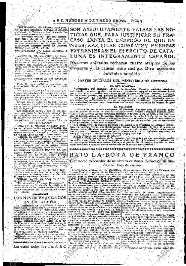 ABC MADRID 31-01-1939 página 3