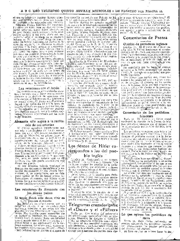 ABC SEVILLA 01-02-1939 página 12