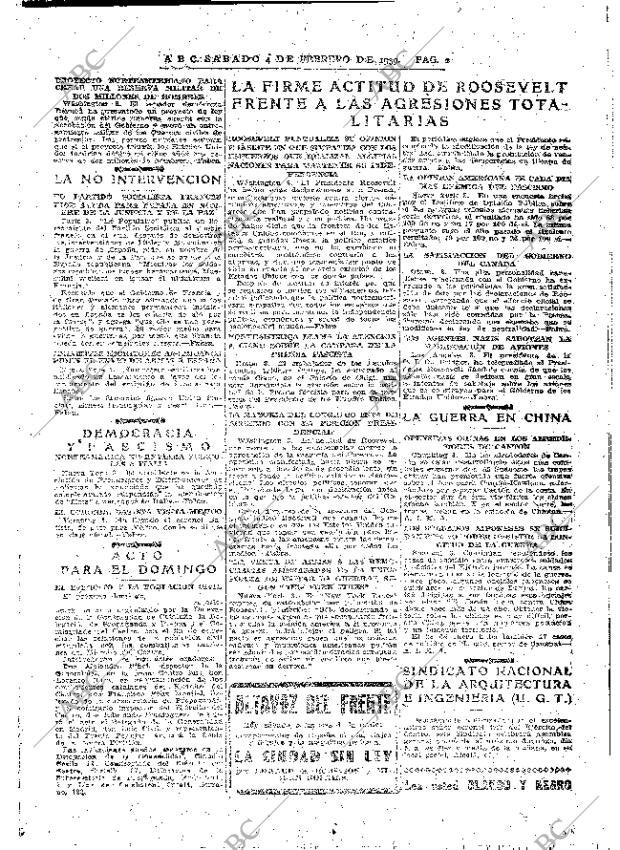 ABC MADRID 04-02-1939 página 2