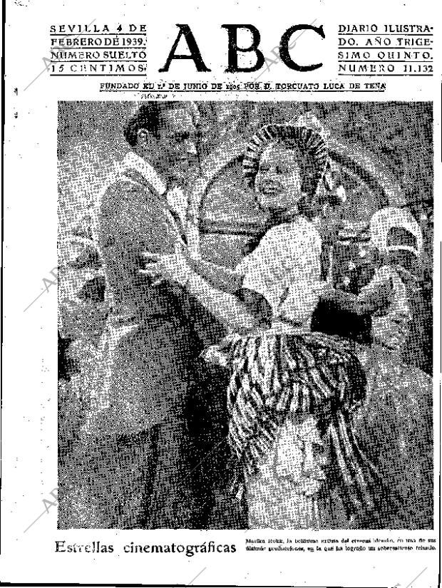 ABC SEVILLA 04-02-1939 página 1