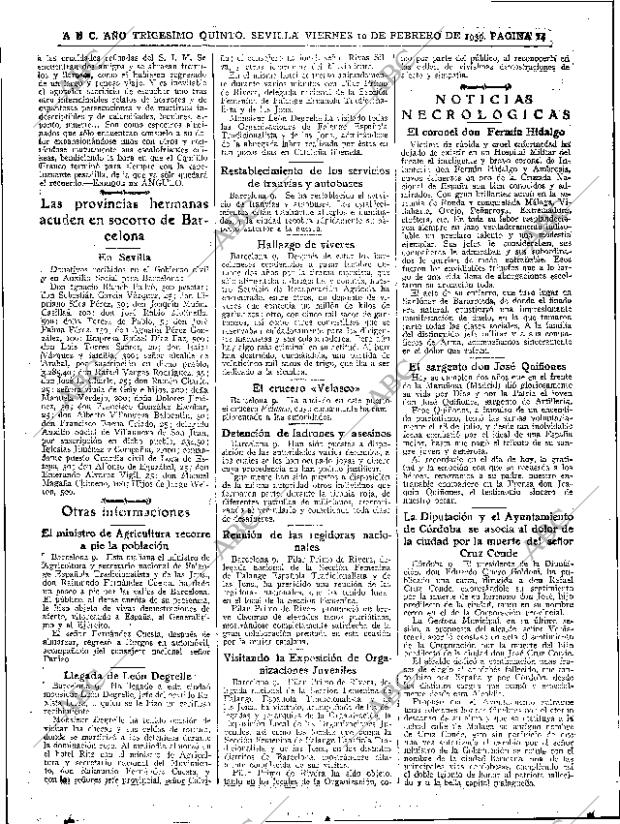 ABC SEVILLA 10-02-1939 página 14