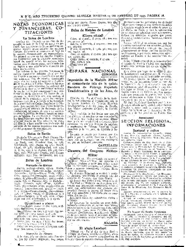 ABC SEVILLA 14-02-1939 página 18