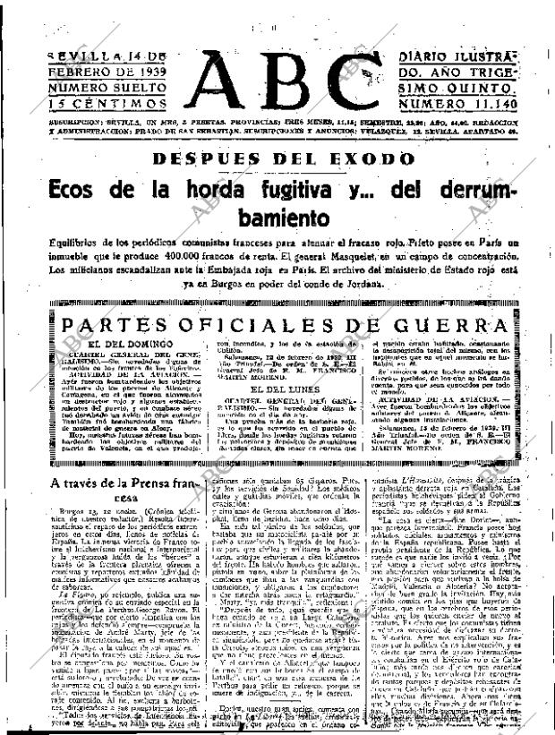 ABC SEVILLA 14-02-1939 página 7