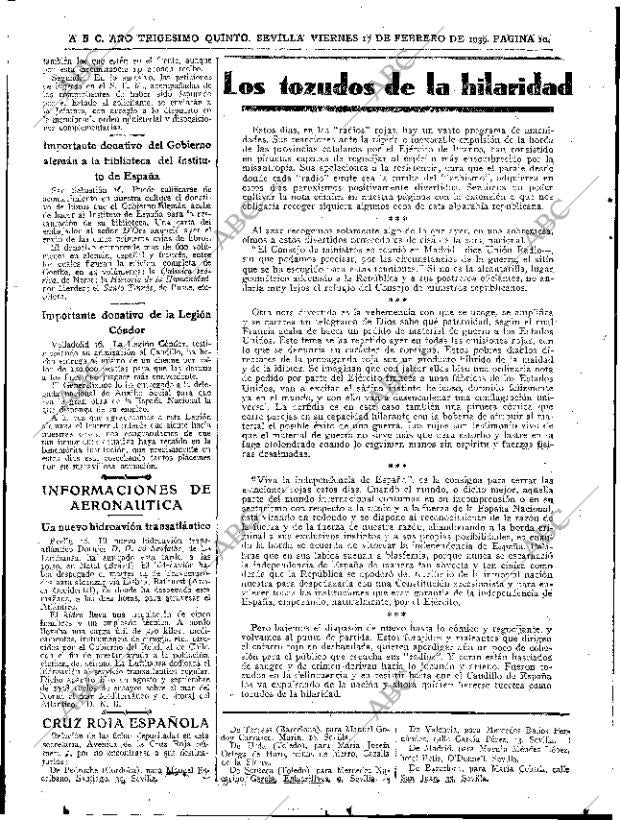 ABC SEVILLA 17-02-1939 página 10