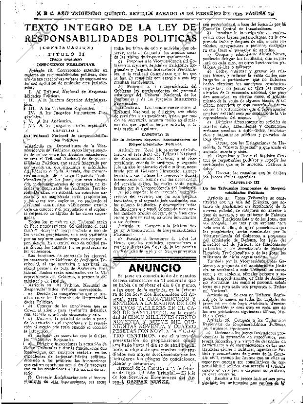 ABC SEVILLA 18-02-1939 página 13