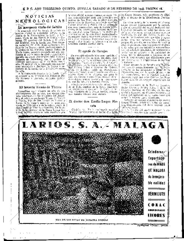 ABC SEVILLA 18-02-1939 página 16