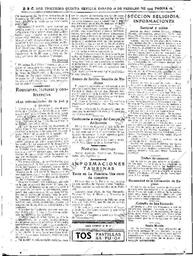 ABC SEVILLA 18-02-1939 página 18