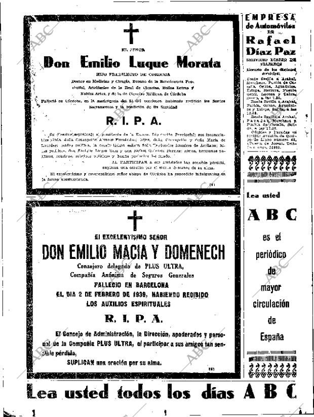 ABC SEVILLA 18-02-1939 página 22