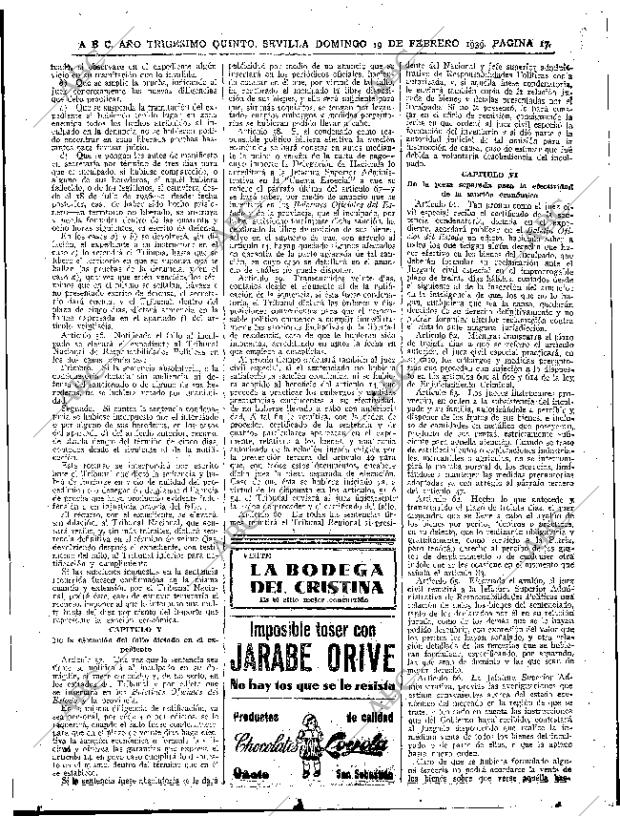 ABC SEVILLA 19-02-1939 página 17