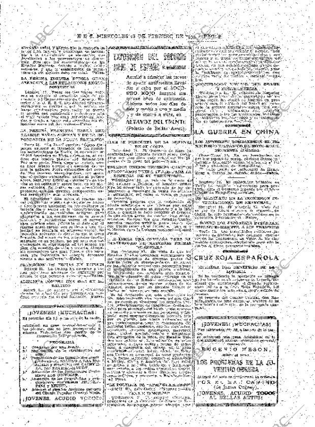 ABC MADRID 22-02-1939 página 2