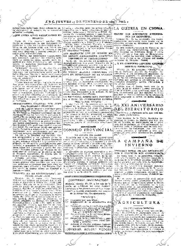 ABC MADRID 23-02-1939 página 2