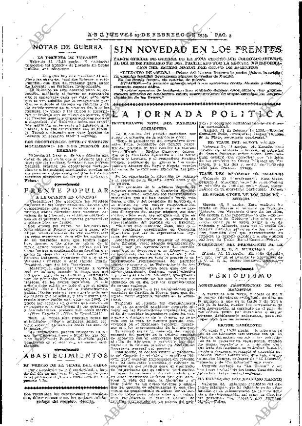 ABC MADRID 23-02-1939 página 3