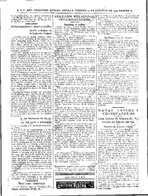 ABC SEVILLA 24-02-1939 página 16