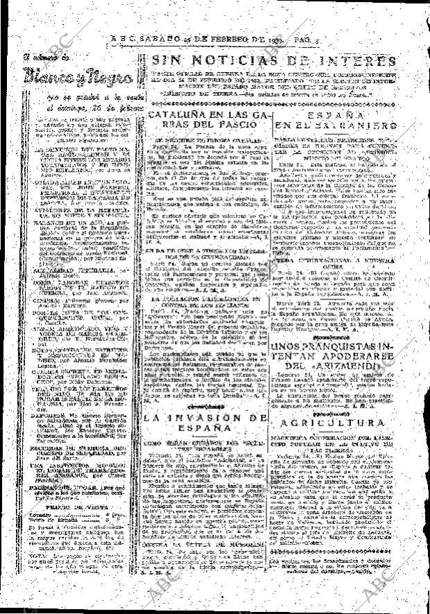 ABC MADRID 25-02-1939 página 3