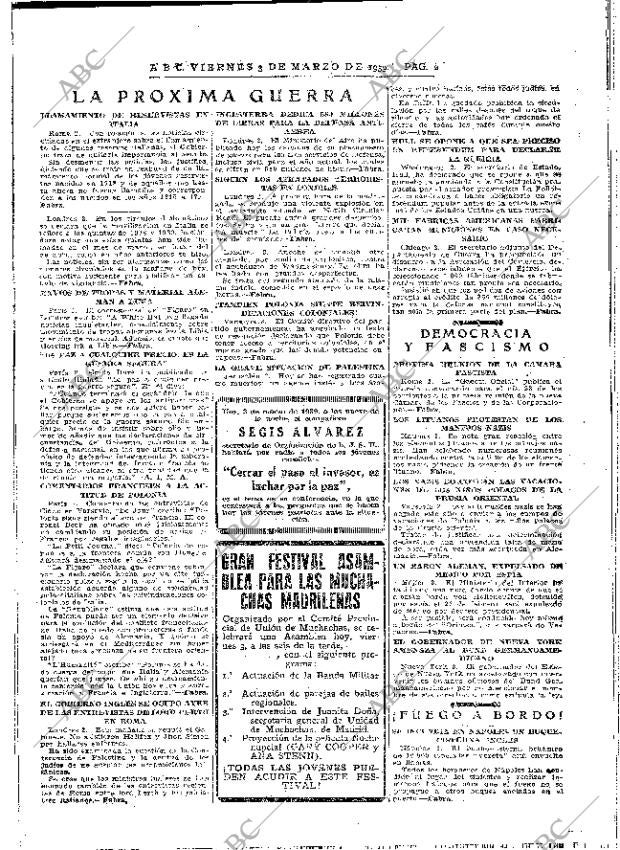 ABC MADRID 03-03-1939 página 2