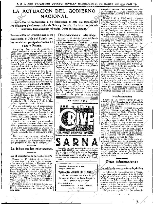 ABC SEVILLA 15-03-1939 página 13