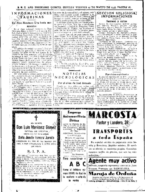 ABC SEVILLA 24-03-1939 página 16