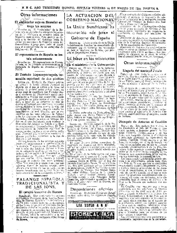 ABC SEVILLA 24-03-1939 página 8