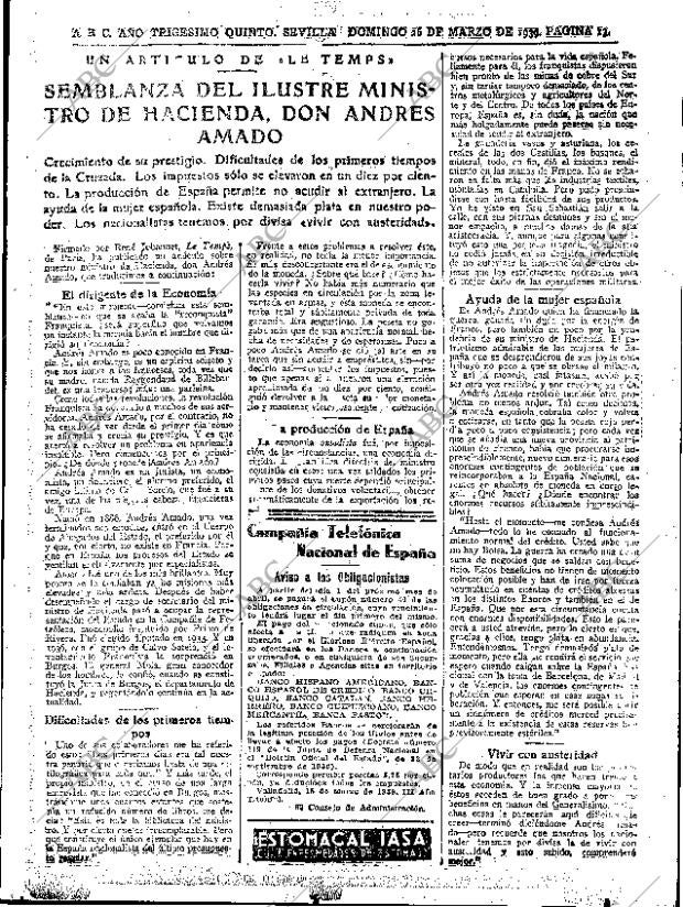 ABC SEVILLA 26-03-1939 página 13