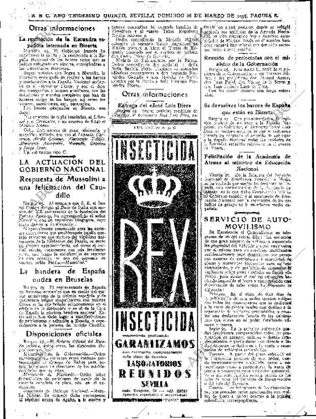 ABC SEVILLA 26-03-1939 página 8