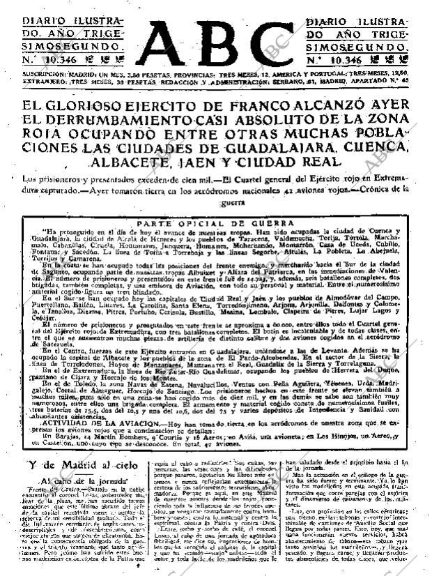 ABC MADRID 30-03-1939 página 5