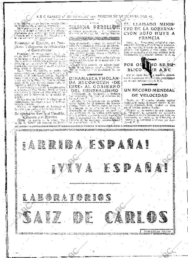 ABC MADRID 01-04-1939 página 16