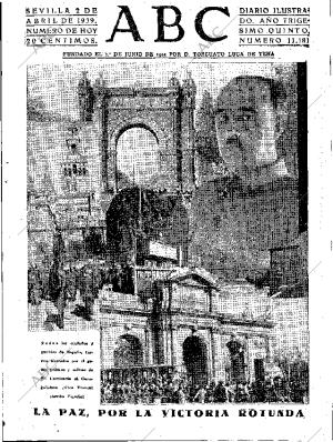 ABC SEVILLA 02-04-1939 página 1