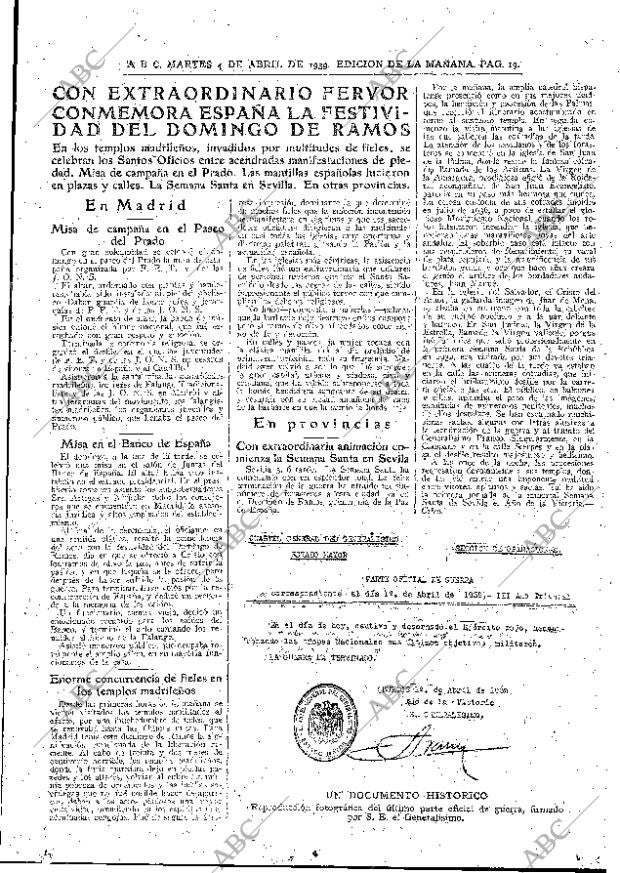 ABC MADRID 04-04-1939 página 19