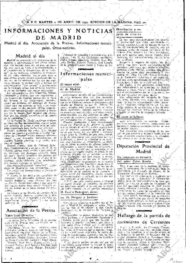 ABC MADRID 04-04-1939 página 20