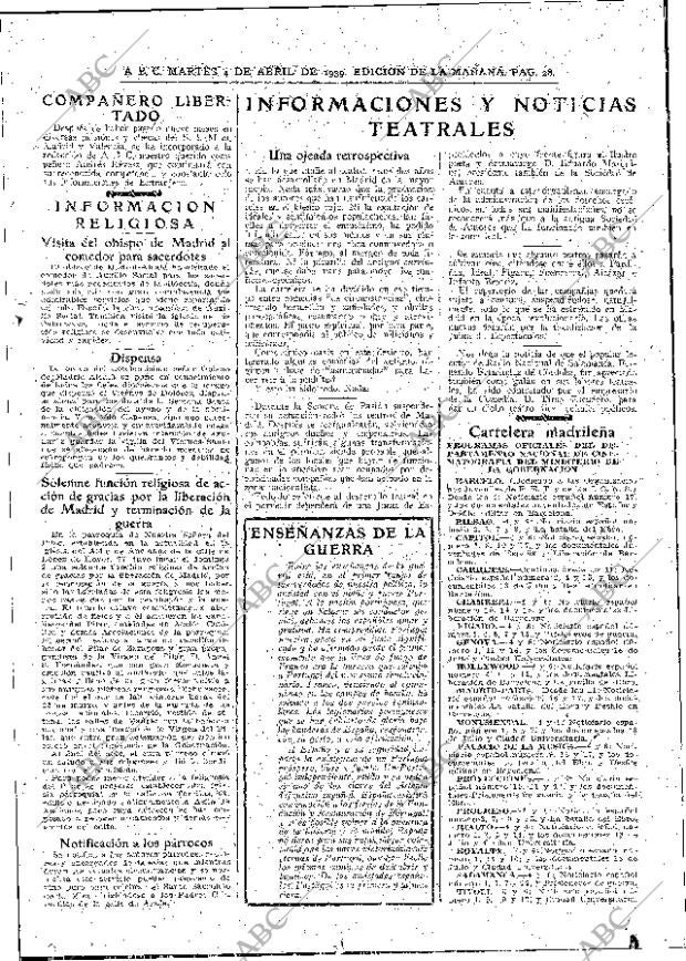 ABC MADRID 04-04-1939 página 28