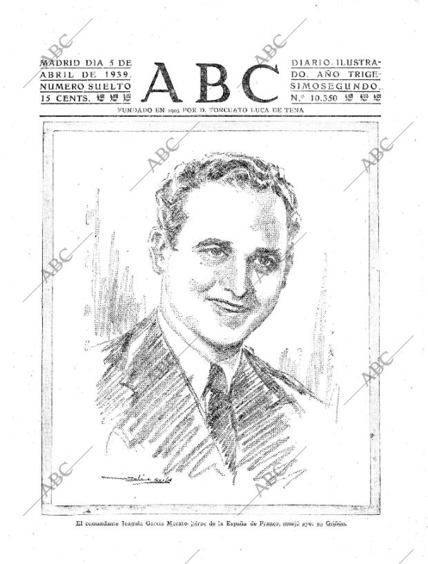 ABC MADRID 05-04-1939 página 1