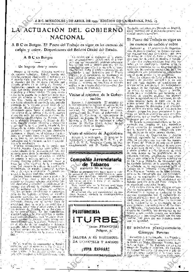 ABC MADRID 05-04-1939 página 15