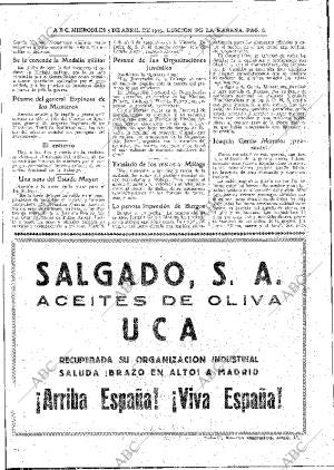 ABC MADRID 05-04-1939 página 6