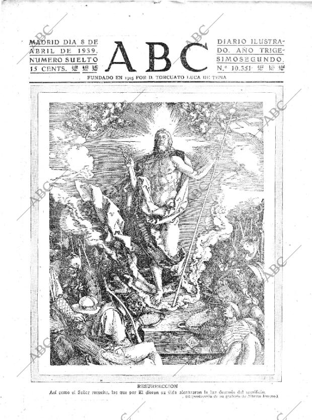 ABC MADRID 08-04-1939 página 1