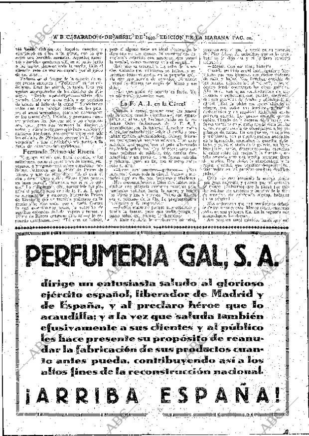 ABC MADRID 08-04-1939 página 20