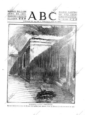 ABC MADRID 11-04-1939 página 1