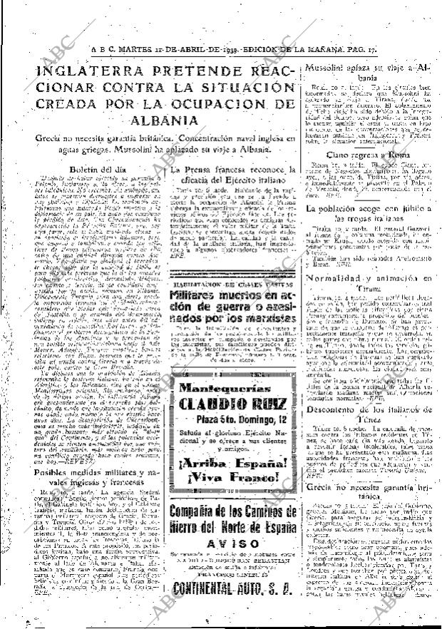 ABC MADRID 11-04-1939 página 17