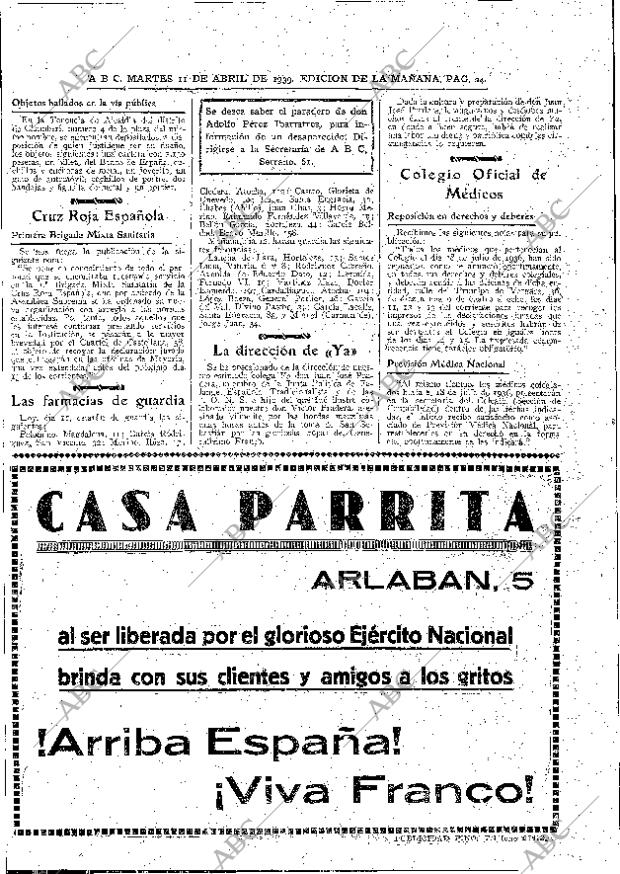 ABC MADRID 11-04-1939 página 24