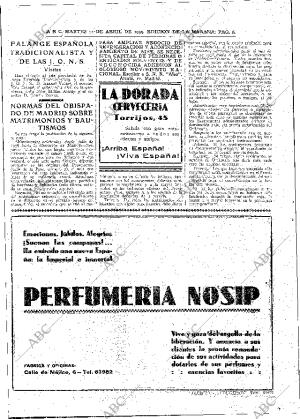 ABC MADRID 11-04-1939 página 6