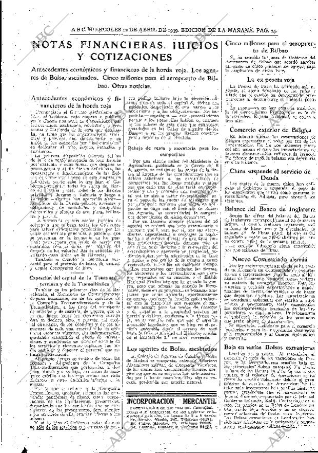 ABC MADRID 12-04-1939 página 25