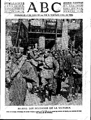 ABC SEVILLA 15-04-1939 página 1