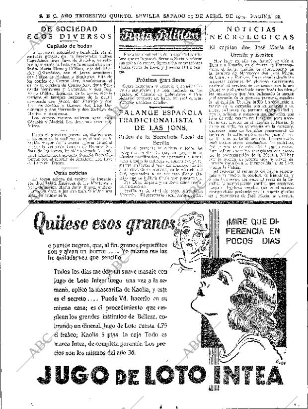 ABC SEVILLA 15-04-1939 página 12