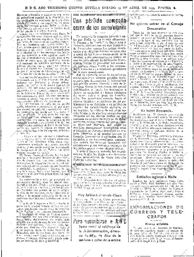 ABC SEVILLA 15-04-1939 página 8
