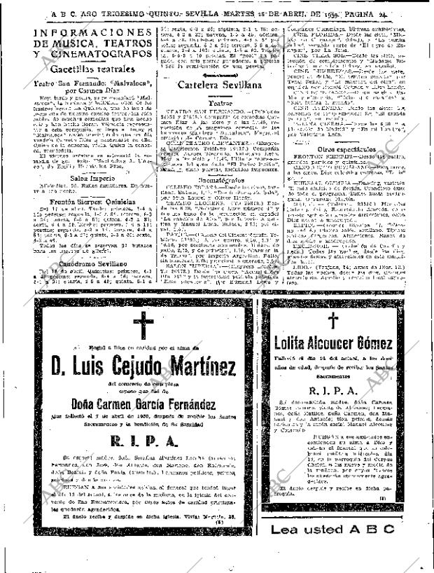 ABC SEVILLA 18-04-1939 página 18