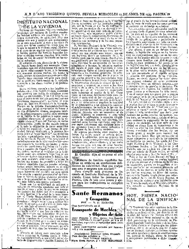 ABC SEVILLA 19-04-1939 página 11