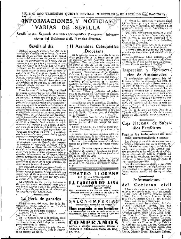 ABC SEVILLA 19-04-1939 página 15