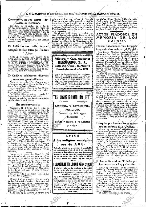 ABC MADRID 25-04-1939 página 18