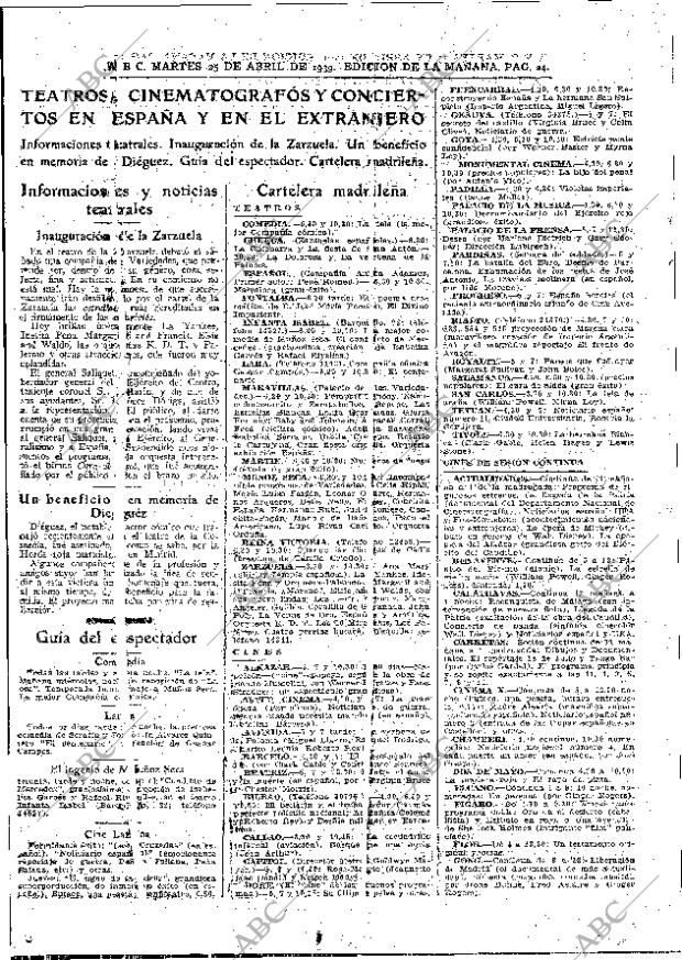 ABC MADRID 25-04-1939 página 24