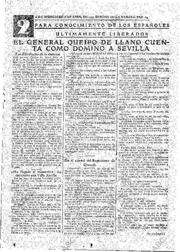 ABC MADRID 26-04-1939 página 23