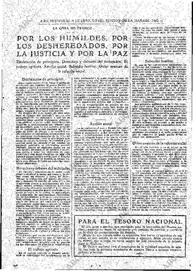 ABC MADRID 26-04-1939 página 9